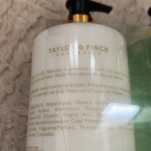 Taylor & Finch Australia Toasted Almond & Pine Ltd collection Hand Care Set -New - Picture 13 of 16